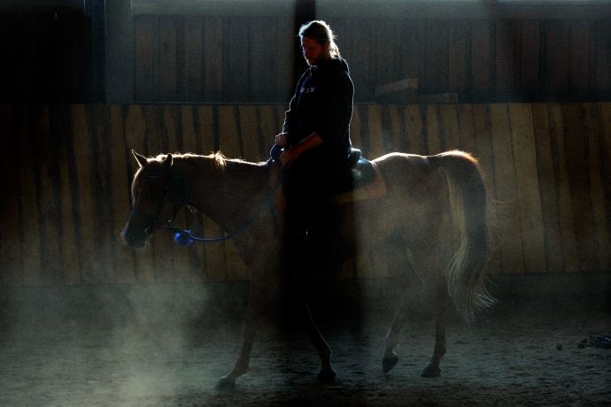 Alex Madl im Gegenlicht