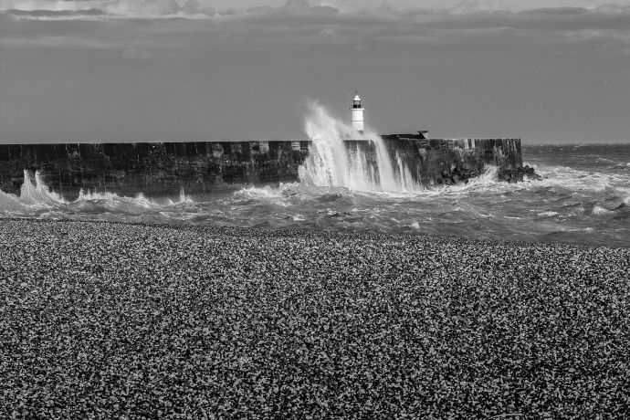 Leuchtturm in England dieses Foto zeigt einen Leuchtturm in England